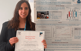 Ana J. Vega de Armas, premiada en el Simposio BES2024