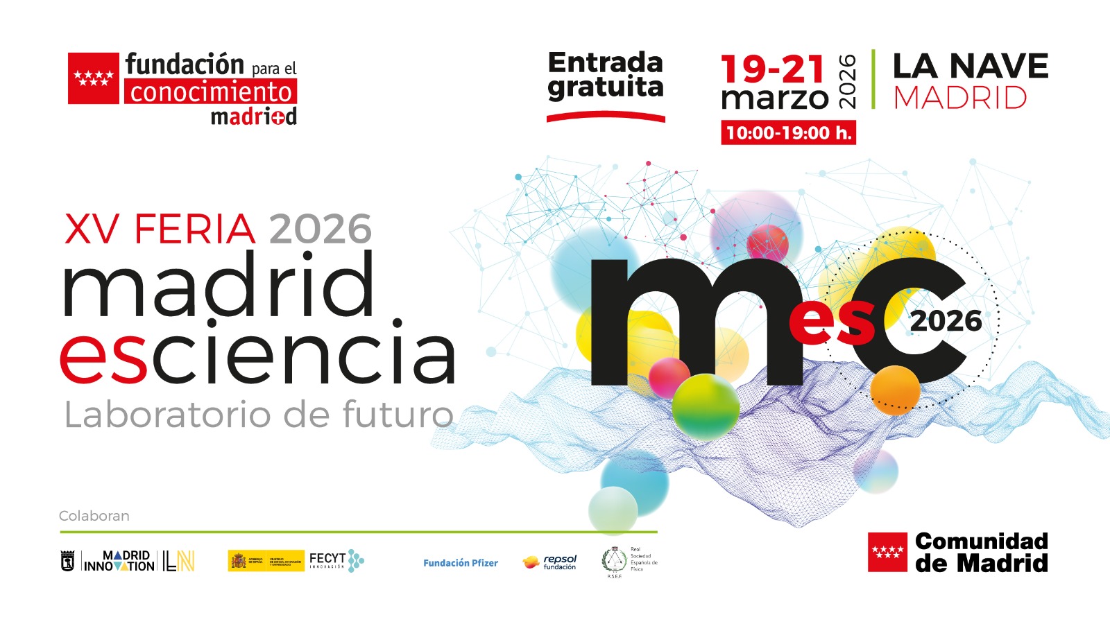 cartel feria madrid es ciencia 2026